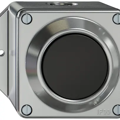 AP-Drucktaster ELEMENT SNAPFIX® 1P 16A 250V 111×96×71mm aluminium 