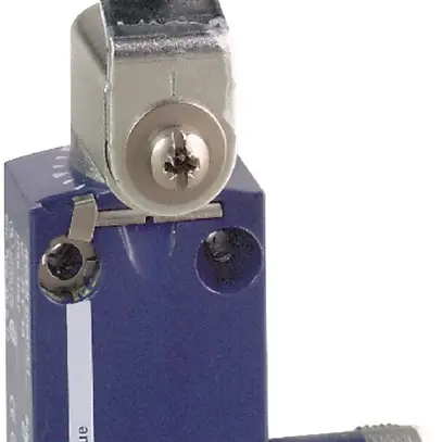Interruttore di posizione OsiSense XCMD leva a rotella rullo metallico, M12 4L 