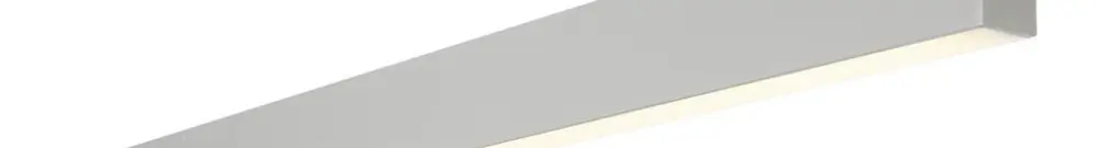 LED-Wandleuchte SLV L-LINE 120 19W 1650lm 3000K IP44 1200mm silber 
