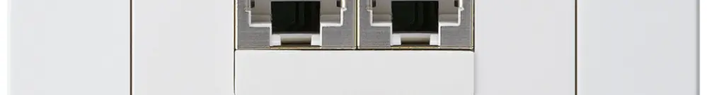 Scatola INC kallysto.pro 2×RJ45s bianco parallelo 
