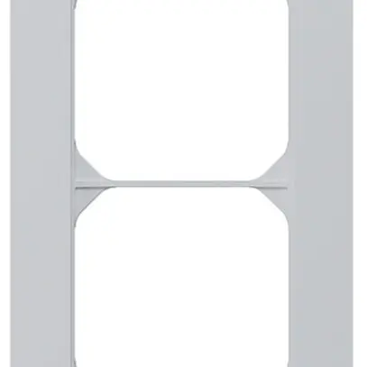 Telaio di copertura INC kallysto.trend 4×1 grigio chiaro 94×274mm 