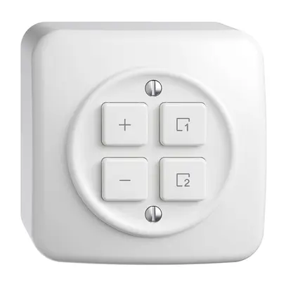 Dimmer Uni-LED AP 1K/4T scena Sdue Wiser bianco 