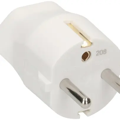 Adattatore fisso MAX HAURI Shuko/T13 3L 250V 10A 2300W bianco 