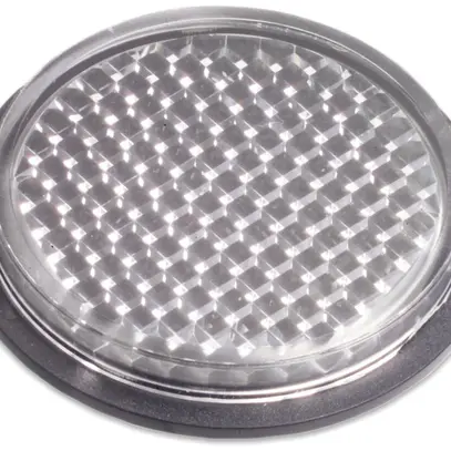 Riflettore BBC Bircher LBGate REF46, rotondo, Ø 46 mm, autocollante 