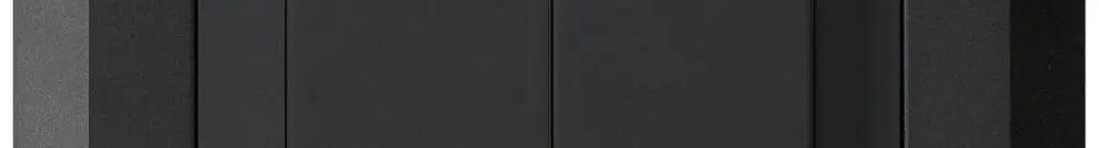 Pulsante INC kallysto.line 2×A-R/1P nero 