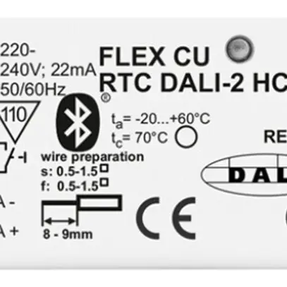 Appareil de commande LEDVANCE HCL TW IP20 220…240V DALI 119×30×21mm 