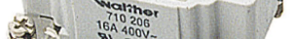 Interno di presa maschio B6 0.5…2.5mm² 20…14AWG con protezione di filo 