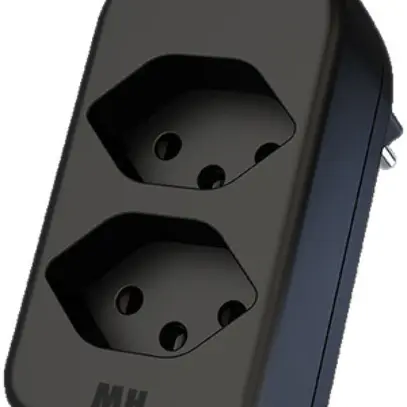 Fiche multiple MAX HAURI ADAPT SPLIT 10A 2×T13 noir 