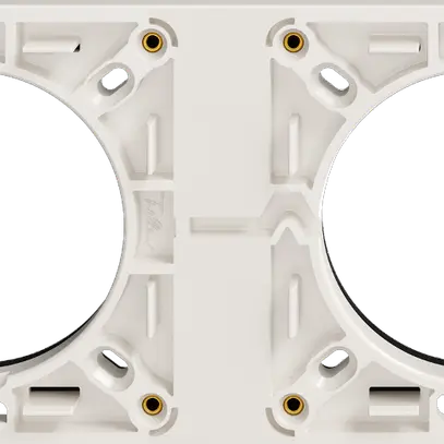 Intestazione NUP Feller NEVO, 1×2, per apparecchi N.CO, bianco 