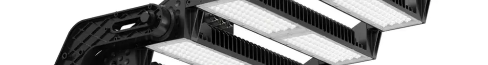 Proiettore LED DOTLUX HLFsport 1800W 218125lm 3000K IP66 106×15° DALI nero 
