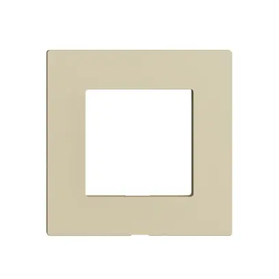 Placca frontale Edue Wiser p.kit d.copertura, s.iscrizione, IP20, 60×60mm, van 
