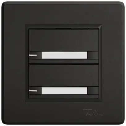 Pulsante KNX RGB INC EDIZIO.liv SNAPFIX® sensore temp.RGB-LED targ.2× com.2T ne 