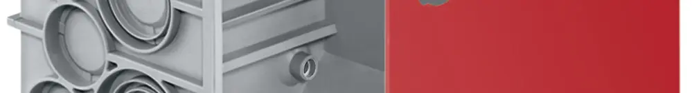 Boîte de dérivation ENC HSB grandeur 2 115×115×75mm TFC à 850°C sans halogène 