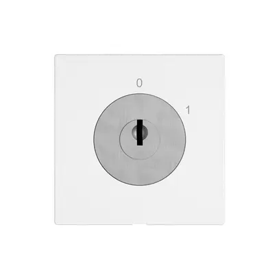 Interruttore a chiave EDIZIO.liv c.KABA 1262KA/5000 interr.4P 0-1 p=77mm bi 