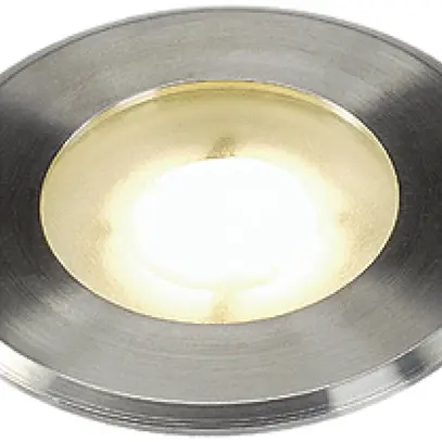 Luminaire de sol LED INC SLV DASAR FLAT Ø80 230V 3.5W 140lm 3000K IP67 acier fin 