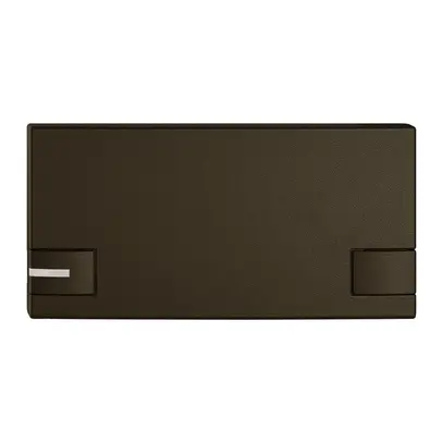 Poussoir 1/2 EDIZIO.liv KNX et UNI a.SNAPFIX® a.LED commande à 2 touches br 