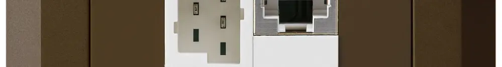 UP-Dose kallysto.line 1×RJ45s+1×TT83 braun 