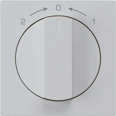 Contatto rotativo 1>0<2 grigio chiaro kallysto con manopola 