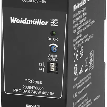 Alimentazione a commutazione Weidmüller Connect Power PRO BAS 240W 48V 5A 