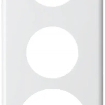 Plaque de recouvrement 3×1 2×43+58 blanc 