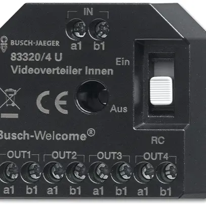 Distributeur vidéo INC ABB-Welcome intérieur 