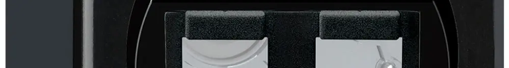 Kit de montage AP origin oblique 2×Kestone 88×88mm noir 