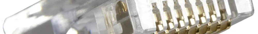 Spina di serraggio RJ45 FANTON cat.5e non schermato dorato 100×RJ45 in sacchetto 