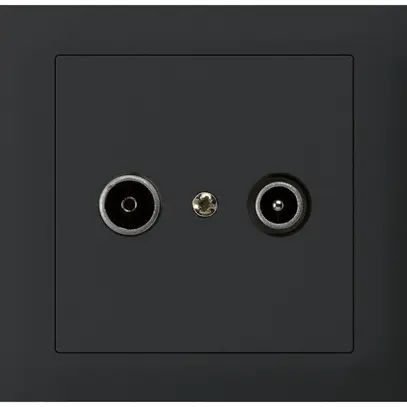 Prise de passage INC kallysto TV-R 14dB noir 