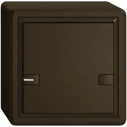 Pulsante KNX RGB AP EDIZIO.liv SNAPFIX® sensore temp.RGB-LED 1× com.2T ma 