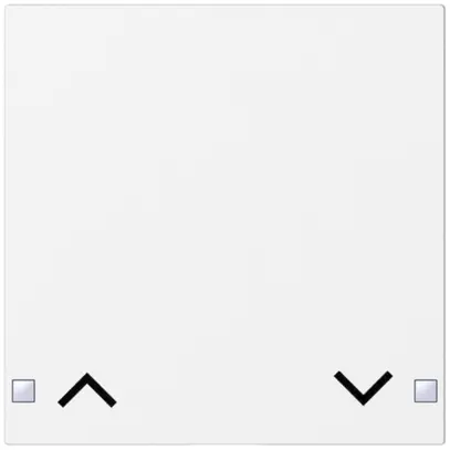 Touche SIDUS 1/2f pour senseur poussoir avec flèche haut/bas, blanc 