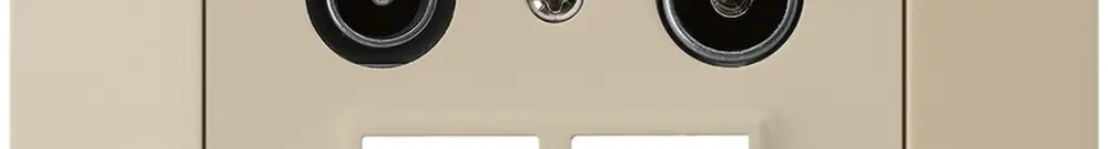 Prise pour antenne ENC R/TV/données kallysto.trend HMS 2GHz 10.5db beige 