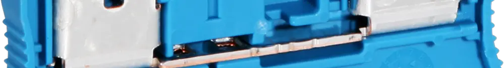 Morsetto Push-In 0.14…4mm² blu AWG26…12 