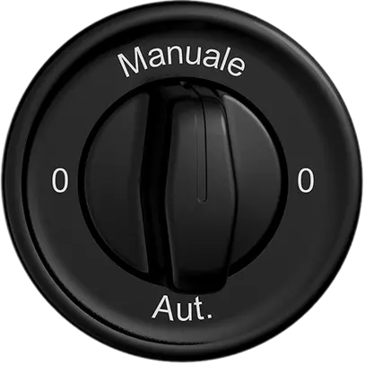 Interrupteur rotatif STANDARDdue SNAPFIX® manette 2/1L 0-Manuale-0-Auto no 