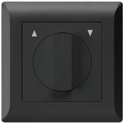Interruttore/tasto rotativo INC per tapparella KLI nero 