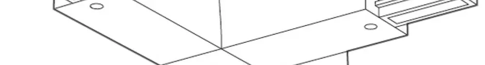 Raccord en T Lytespan 3, droite, blanc 