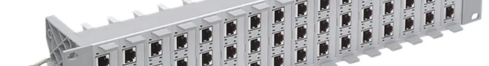 Panneau de distribution 19" cat.6A 48RJ45/s 2UH global 