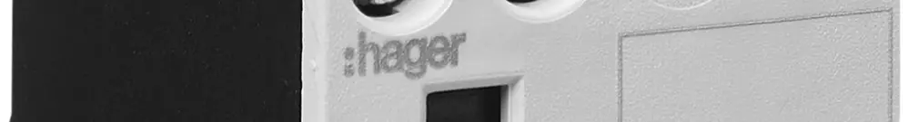 Contact auxiliaire Hager 1F+1O pour EV007…038, EVN022…045,  EVL014…027, EVR004 