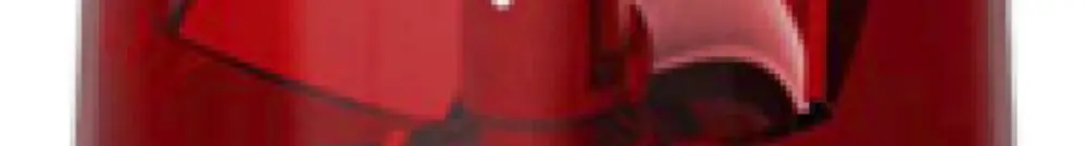 Lampada rotante LED WERMA 885 115…230VAC montaggio a pavimento rosso 