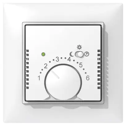 Thermostat d'ambiance ENC SIDUS blanc brillant 