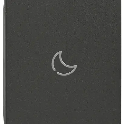 Cache de touche Living Now pour touches MyHOME 2 modules avec symbole nuit noir 