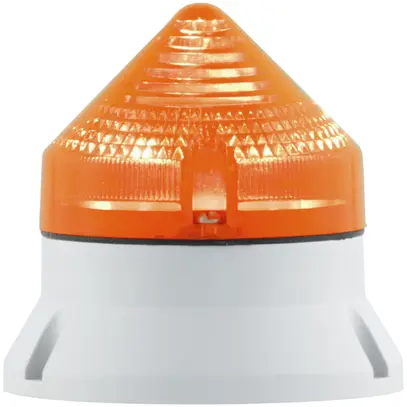 Lampe clignotante Hugentobler CTL600 orange 12/24V AC/DC, IP54, Ø73.5×74.5mm 