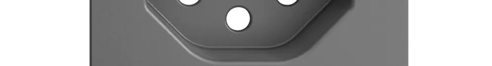Placca frontale EDIZIOdue T13 grigio scuro 60×60mm con lente 