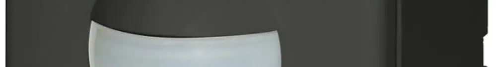 Rilevatore di movimento NAP SWISSLUX Indoor 180 NAP Kombi 2L SF IP55 nero 