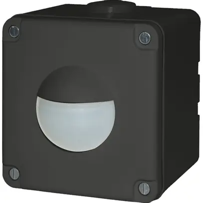 Rilevatore di movimento NAP SWISSLUX Indoor 180 NAP Minuterie SF IP55 nero 