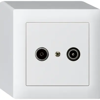 Presa di passaggio AP kallysto R/TV 23dB bianco 