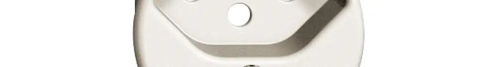 Disco frontale FH 1×T13 bianco Ø43mm con lente 