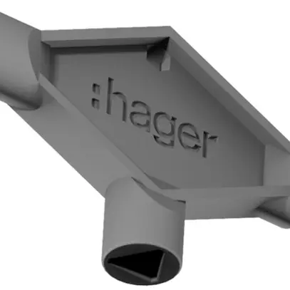 Clé Hager Orion.Plus triangle carré 8×8mm 