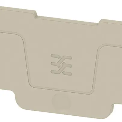 Abschlussplatte Weidmüller ASEP 2C 2.5 56.9×2.1mm beige 