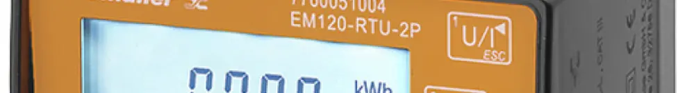 Misuratore di energia AMD Weidmüller EM120-RTU-2P 3×5A indiretto ModbusRTU 