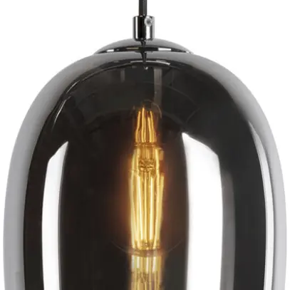 Luminaire suspendu SLV PANTILO OVAL E27 15W VAR direct chrome 
